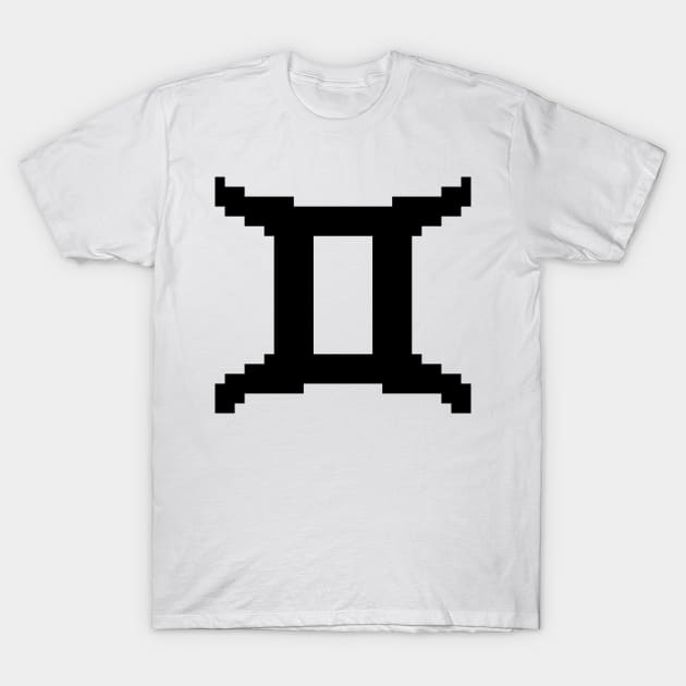 Gemini pixel T-Shirt by ManicWax